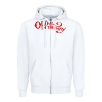 White old and in the way musician Zipper Hoodie - linhVisuals