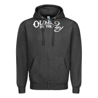 Charcoal Heather old and in the way musician Zipper Hoodie - linhVisuals