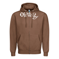 Chestnut old and in the way musician Zipper Hoodie - linhVisuals