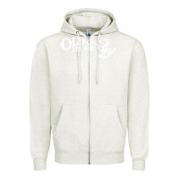 Oatmeal Heather old and in the way musician Zipper Hoodie - linhVisuals