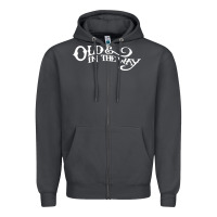 Smoke old and in the way musician Zipper Hoodie - linhVisuals