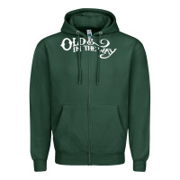 Sports Green old and in the way musician Zipper Hoodie - linhVisuals