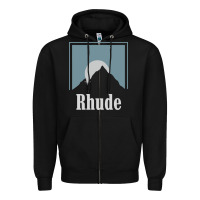 Black Rhude Adventure Zipper Hoodie - linhVisuals