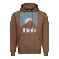 Chestnut Rhude Adventure Zipper Hoodie - linhVisuals