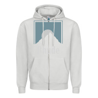 Dove Grey Rhude Adventure Zipper Hoodie - linhVisuals
