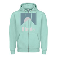 Seafoam Rhude Adventure Zipper Hoodie - linhVisuals