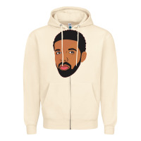 Sandshell drak Zipper Hoodie - linhVisuals