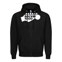 Black rockin 1000 musician Zipper Hoodie - linhVisuals