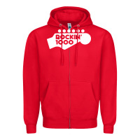 Red rockin 1000 musician Zipper Hoodie - linhVisuals
