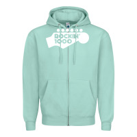 Seafoam rockin 1000 musician Zipper Hoodie - linhVisuals