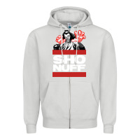 Dove Grey sho nuff old school Zipper Hoodie - linhVisuals