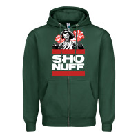 Sports Green sho nuff old school Zipper Hoodie - linhVisuals