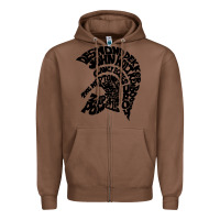Chestnut trojan artist Zipper Hoodie - linhVisuals