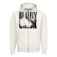 Oatmeal Heather kevin hart album art Zipper Hoodie - linhVisuals