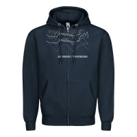 Navy joy division transmission fanart tribute design Zipper Hoodie - linhVisuals