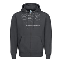 Smoke joy division transmission fanart tribute design Zipper Hoodie - linhVisuals