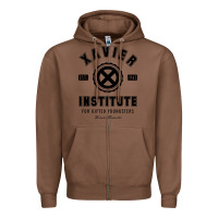 Chestnut xavier institute Zipper Hoodie - linhVisuals