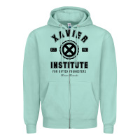Seafoam xavier institute Zipper Hoodie - linhVisuals