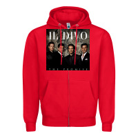 Red il divo album art Zipper Hoodie - linhVisuals