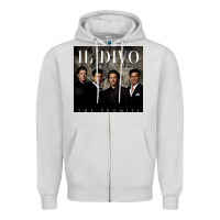 Dove Grey il divo album art Zipper Hoodie - linhVisuals