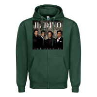 Sports Green il divo album art Zipper Hoodie - linhVisuals