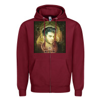 Burgundy #adam lambert tour 2022 Zipper Hoodie - linhVisuals