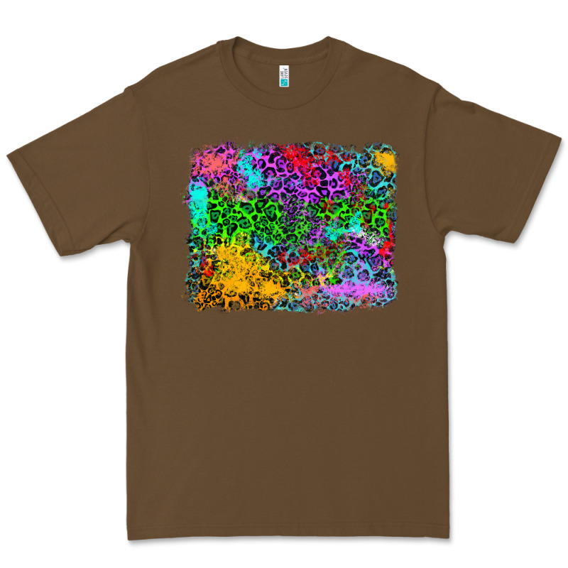 Colorful Leopard Background Premium Tee by RanaPortraitStore | Teevron