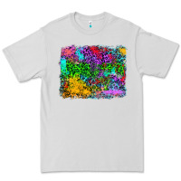 Dove Grey colorful leopard background Premium Tee - RanaPortraitStore