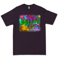 Plum colorful leopard background Premium Tee - RanaPortraitStore