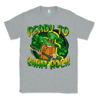 Heather Grey Ready to sham rock St. Patrick's Day Classic Tee - CowGirlArtShop