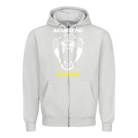 Dove Grey against me wave tour 2022 Zipper Hoodie - linhVisuals