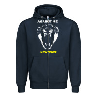 Navy against me wave tour 2022 Zipper Hoodie - linhVisuals