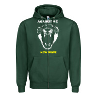 Sports Green against me wave tour 2022 Zipper Hoodie - linhVisuals