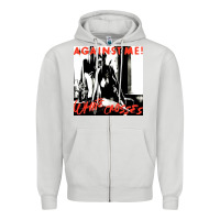 Dove Grey against me white crosses tour 2022 Zipper Hoodie - linhVisuals