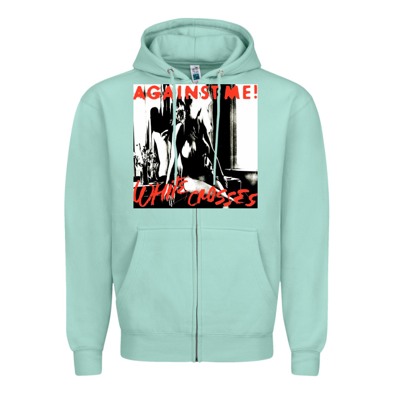 Against Me White Crosses Tour 2022 Zipper Hoodie by linhVisuals | Teevron