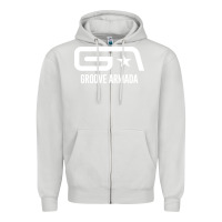 Dove Grey GROOVE ARMADA NORTHERN STAR Zipper Hoodie - linhVisuals