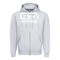 Heather Grey GROOVE ARMADA NORTHERN STAR Zipper Hoodie - linhVisuals