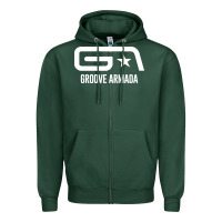 Sports Green GROOVE ARMADA NORTHERN STAR Zipper Hoodie - linhVisuals