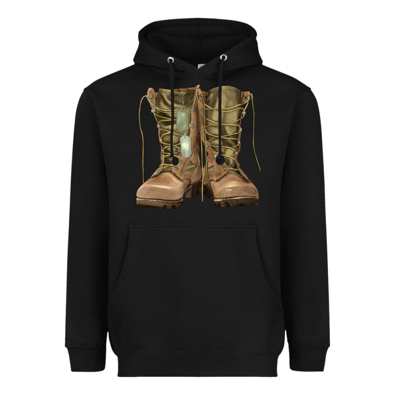 Soldier Boots Heavyweight Hoodie by RanaPortraitStore | Teevron