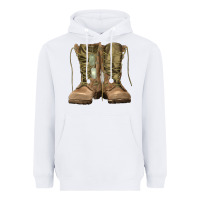White soldier boots Heavyweight Hoodie - RanaPortraitStore