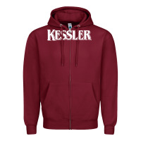 Burgundy Kessler Whiskey Zipper Hoodie - linhVisuals