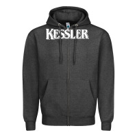 Charcoal Heather Kessler Whiskey Zipper Hoodie - linhVisuals