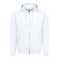 White Kessler Whiskey Zipper Hoodie - linhVisuals