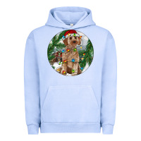 Pigment Grape Ice Cockapoo Christmas Urban Hoodie - RanaPortraitStore
