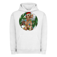 Pigment Lunar Rock Cockapoo Christmas Urban Hoodie - RanaPortraitStore