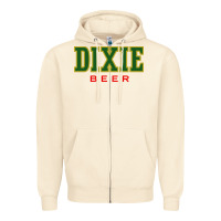 Sandshell Dixie Beer Zipper Hoodie - linhVisuals