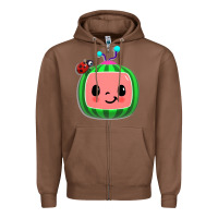 Chestnut cocomelon, kids, kindergarten, kids songs Zipper Hoodie - linhVisuals