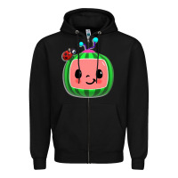 Black cocomelon, kids, kindergarten, kids songs Zipper Hoodie - linhVisuals