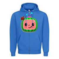 True Royal cocomelon, kids, kindergarten, kids songs Zipper Hoodie - linhVisuals