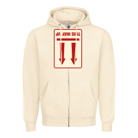 Sandshell this way up Zipper Hoodie - linhVisuals